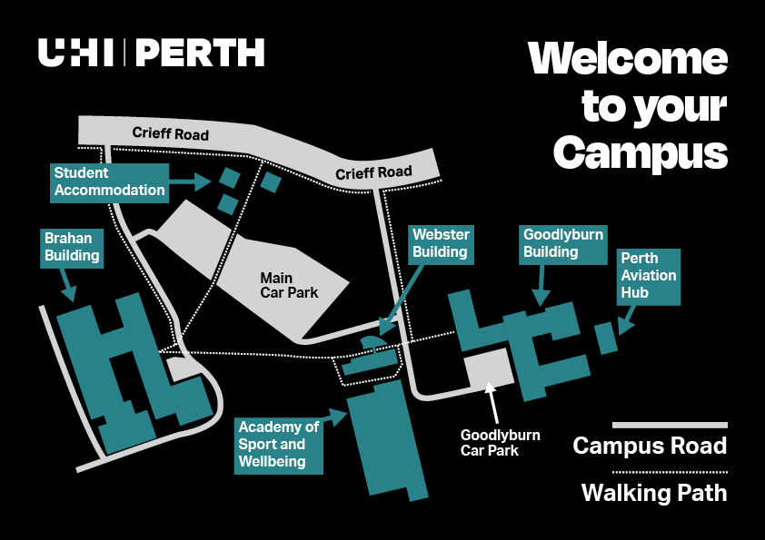 UHI Perth Campus Map