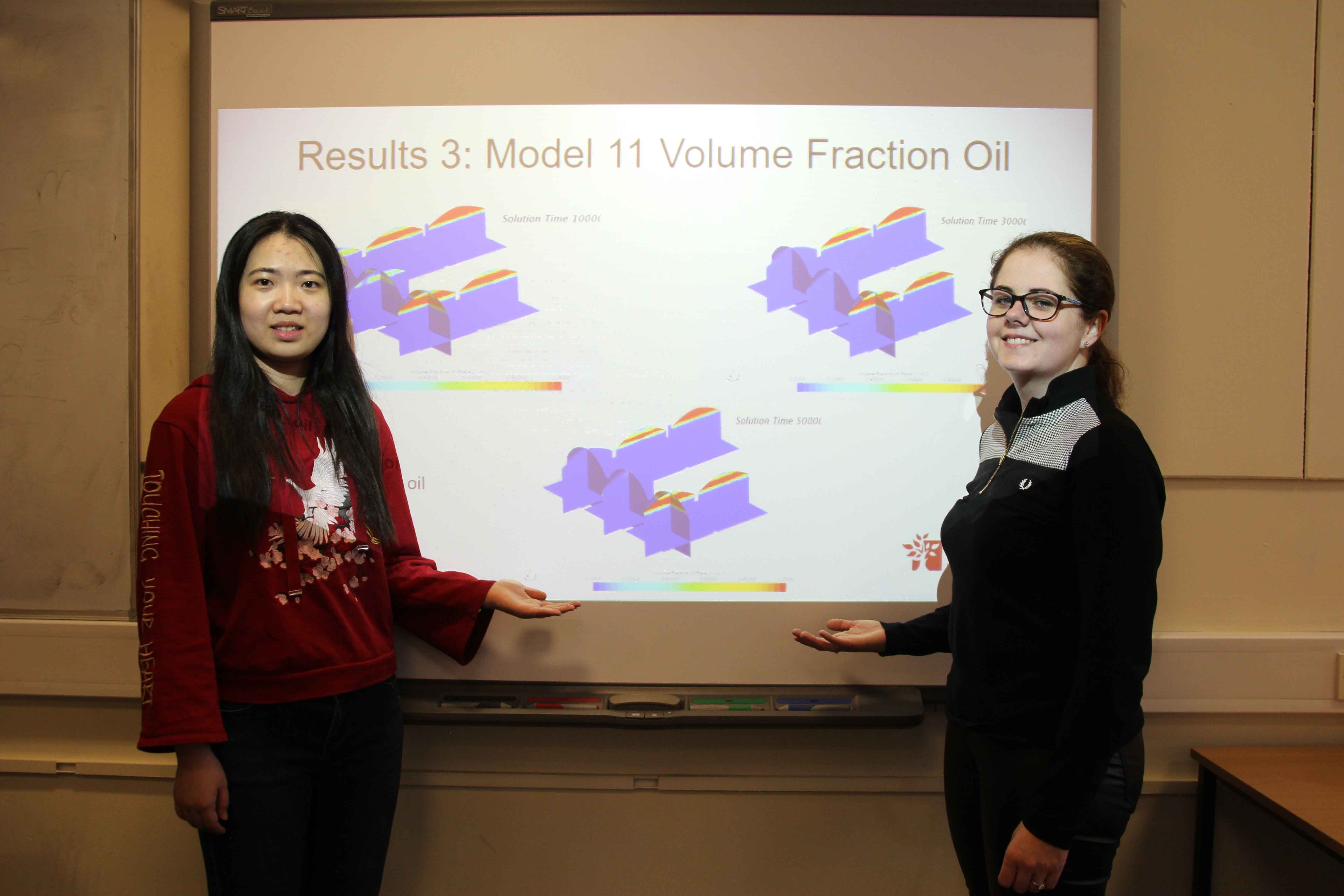Engineering students help develop oil industry