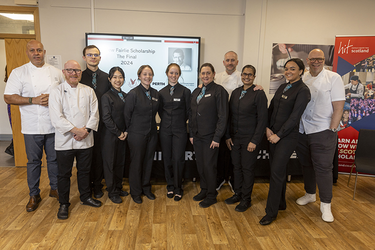 students with the hit scotland chefs